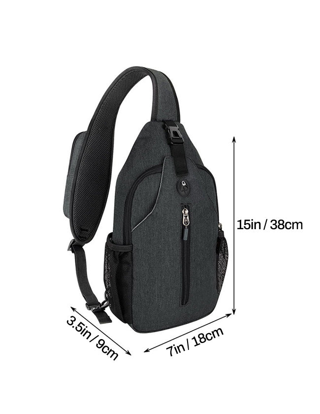 TALANES Sling Bag – Water-Resistant Crossbody Pack with Multiple Pockets