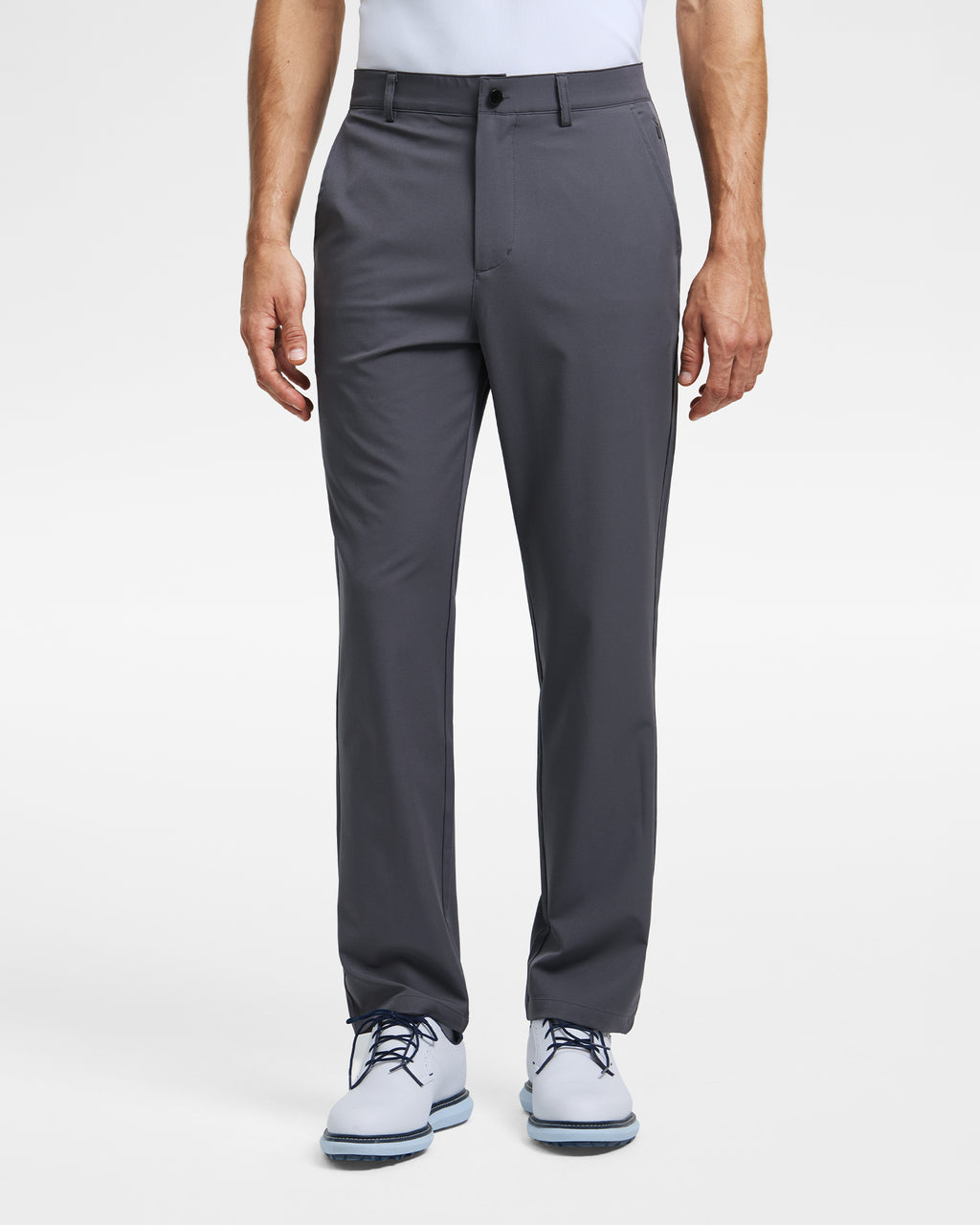 Men's Golf Outfit White-Graphite Grey