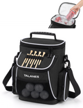 Talanes 15-Can Golf Cart Cooler Bag, Tee Holder