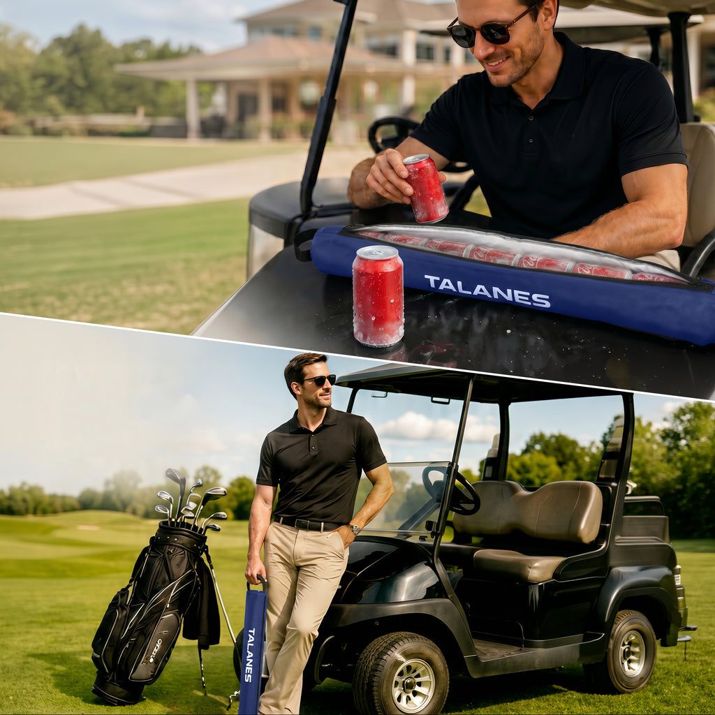 Talanes 7 Can Insulated Golf Cooler Sleeve, Fits Most Golf Bags | Lightweight Golf Cooler Bag with Carry Handle, Keeps Drinks Cold, Practical Accessory for Golfers