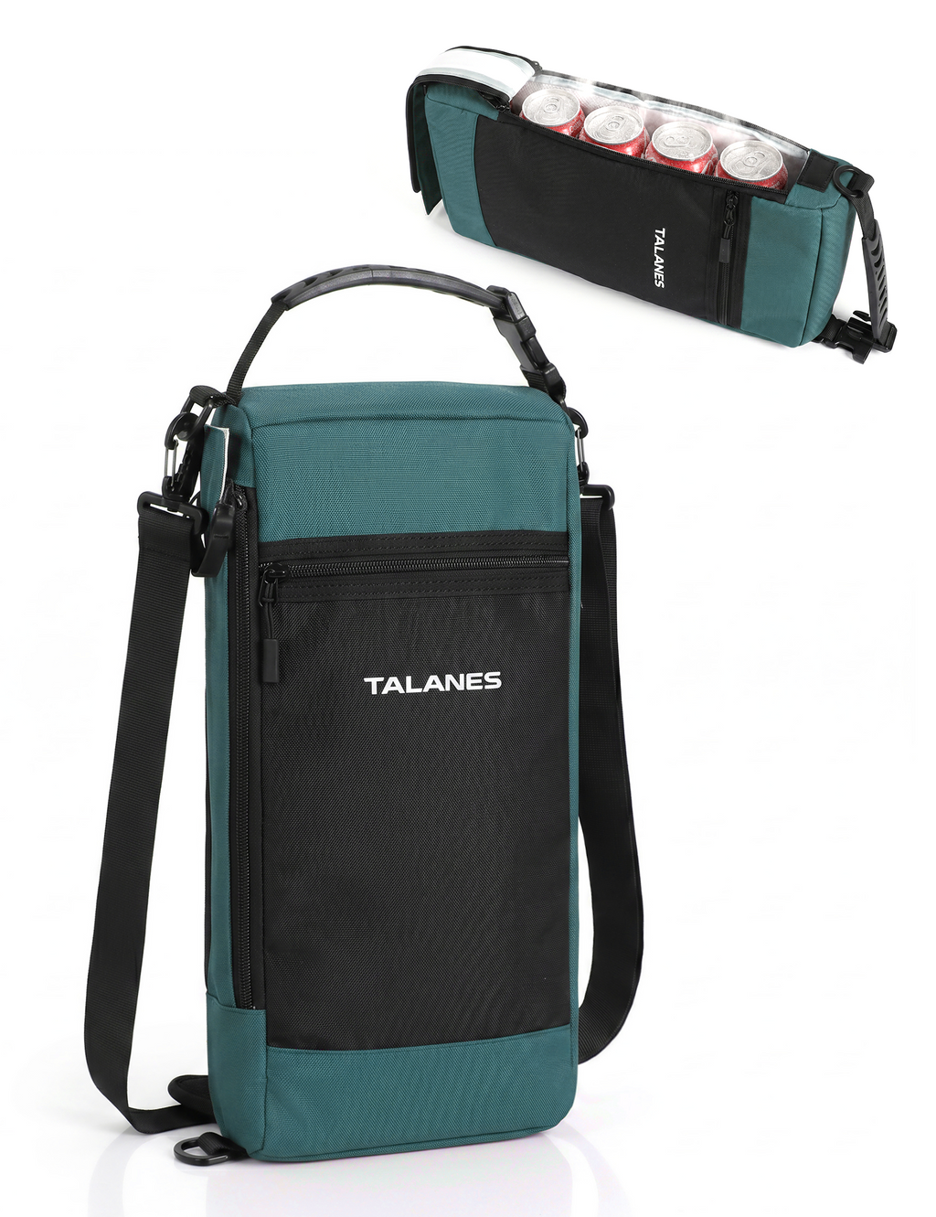 Talanes 9-Can Insulated Golf Cooler Tote Bag with Multi-Pocket