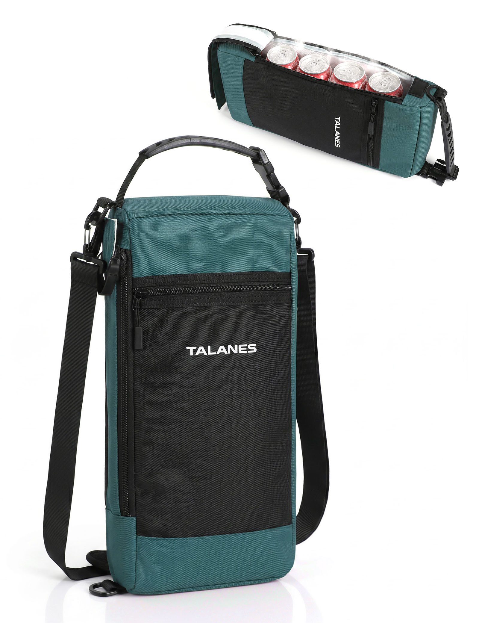 Talanes 9-Can Insulated Golf Cooler Tote Bag with Multi-Pocket
