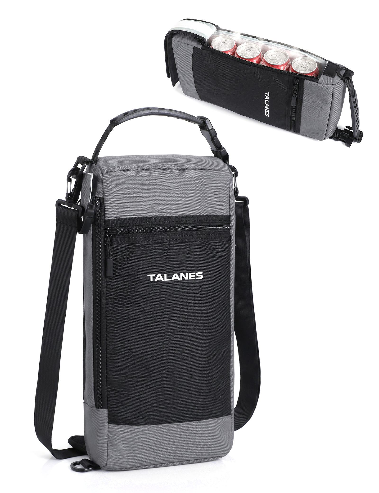 Talanes 9-Can Insulated Golf Cooler Tote Bag with Multi-Pocket