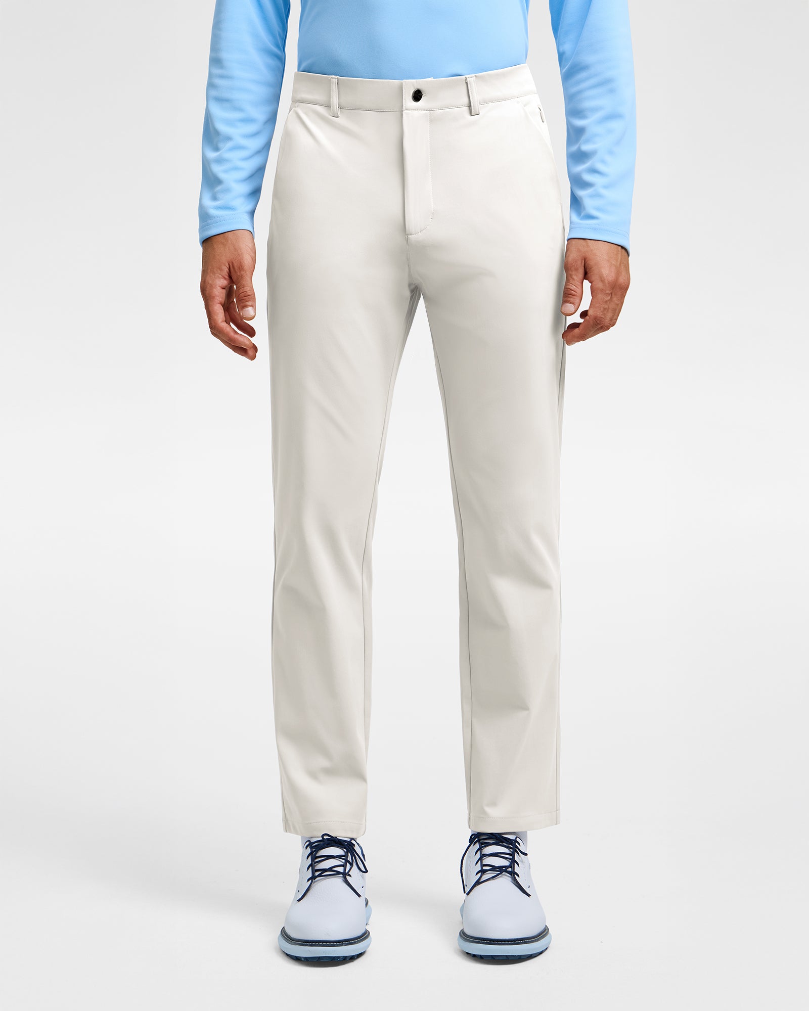 Talanes Men's Golf Pants, Dress-Look Knit Stretch