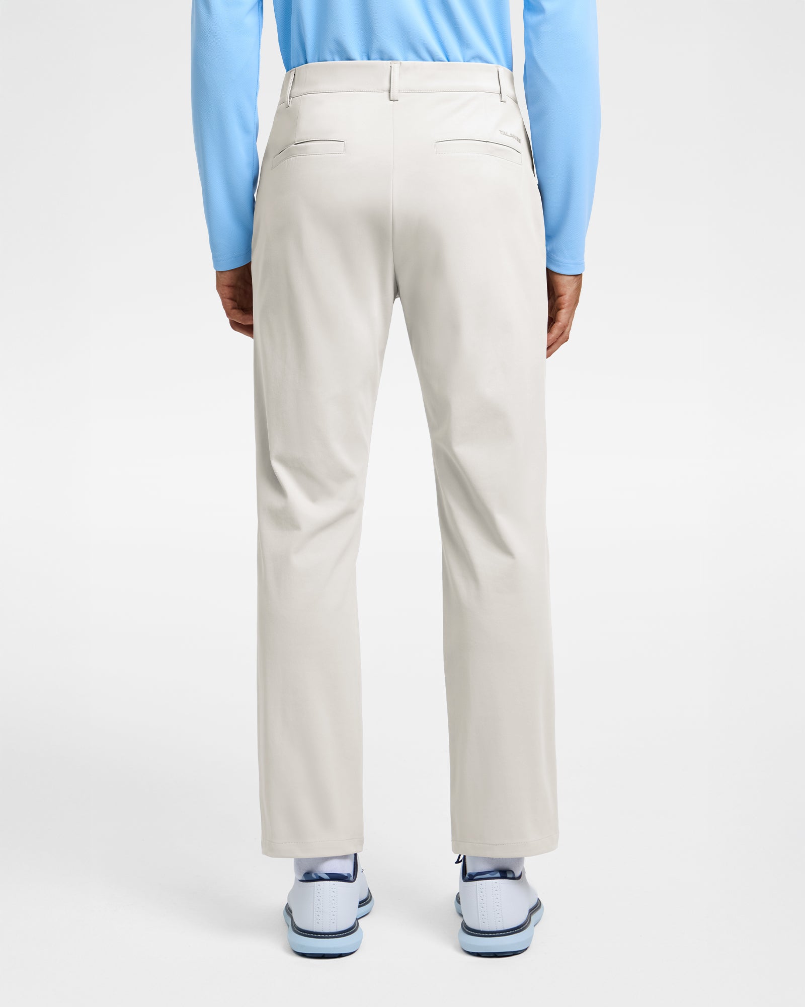 Talanes Men's Golf Pants, Dress-Look Knit Stretch