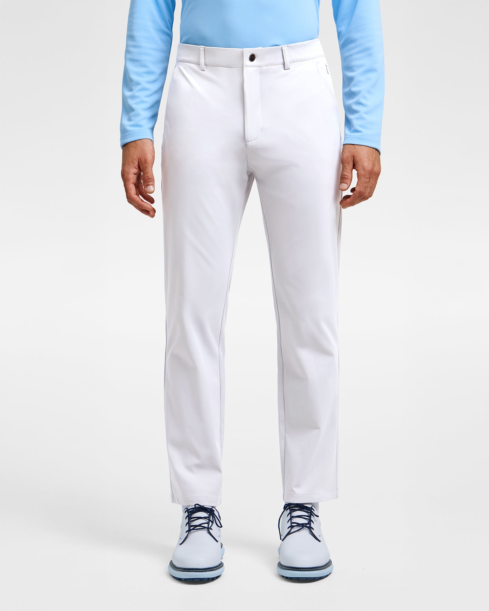 Talanes Men's Golf Pants, Dress-Look Knit Stretch