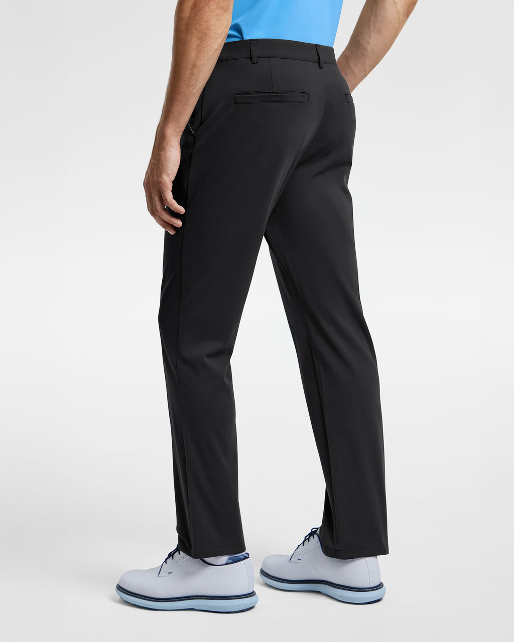 Talanes Men's Golf Pants, Dress-Look Knit Stretch