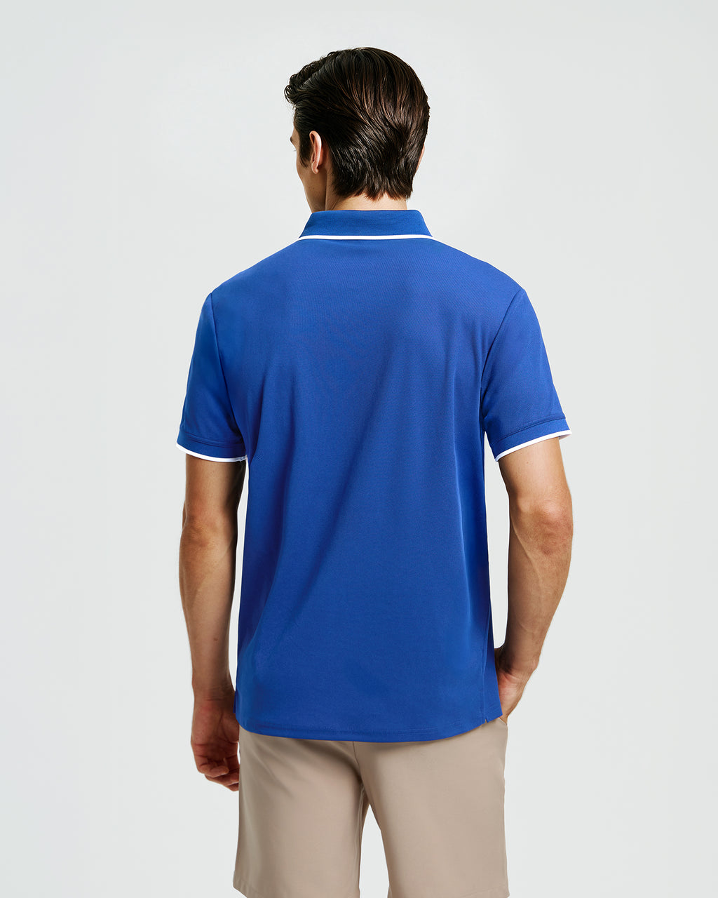 Talanes Men's UPF 50 Moisture-Wicking Short-Sleeve Golf Polo Shirt for Daily Wear