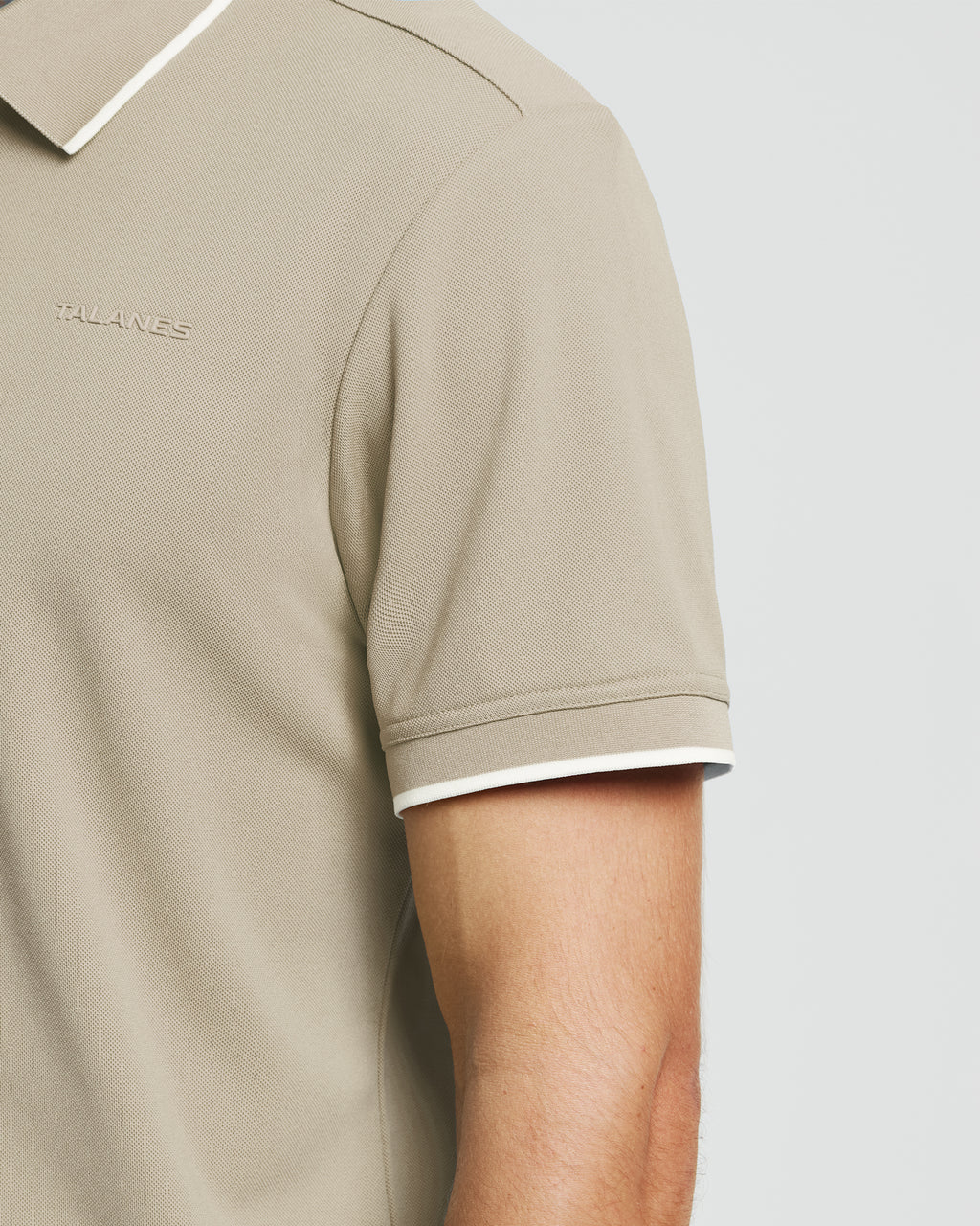 Talanes Men's UPF 50 Moisture-Wicking Short-Sleeve Golf Polo Shirt for Daily Wear
