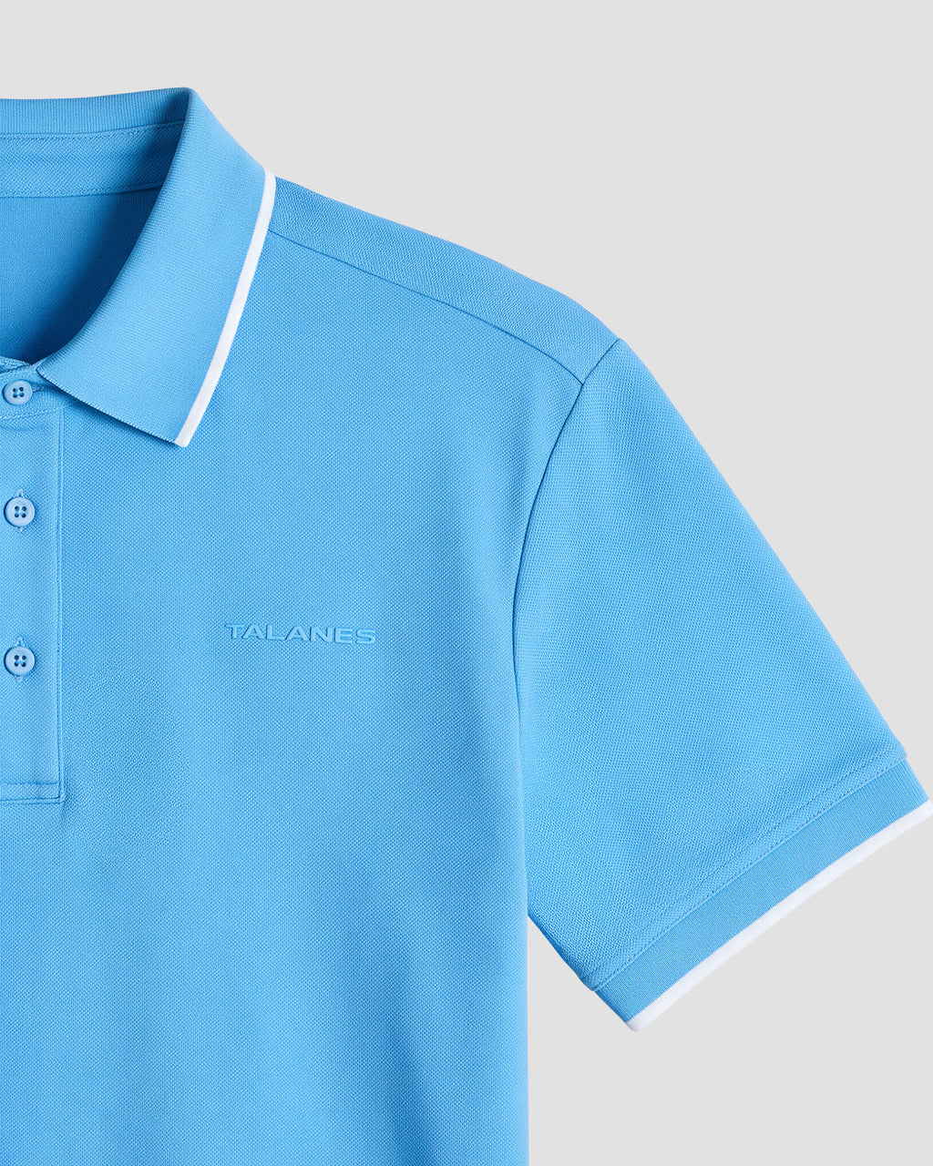 Talanes Men's UPF 50 Moisture-Wicking Short-Sleeve Golf Polo Shirt for Daily Wear