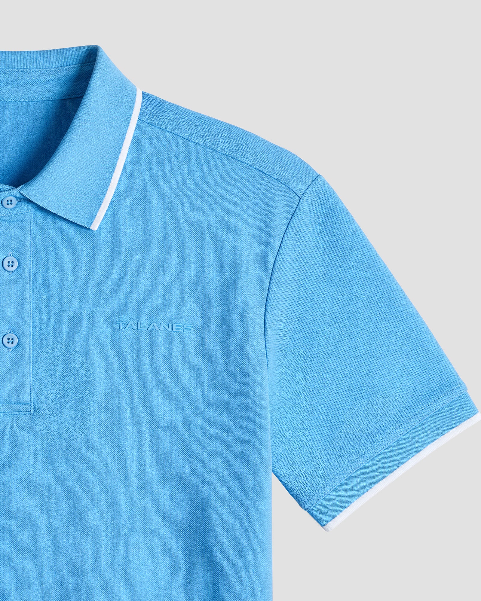 Talanes Men's UPF 50 Moisture-Wicking Short-Sleeve Golf Polo Shirt for Daily Wear