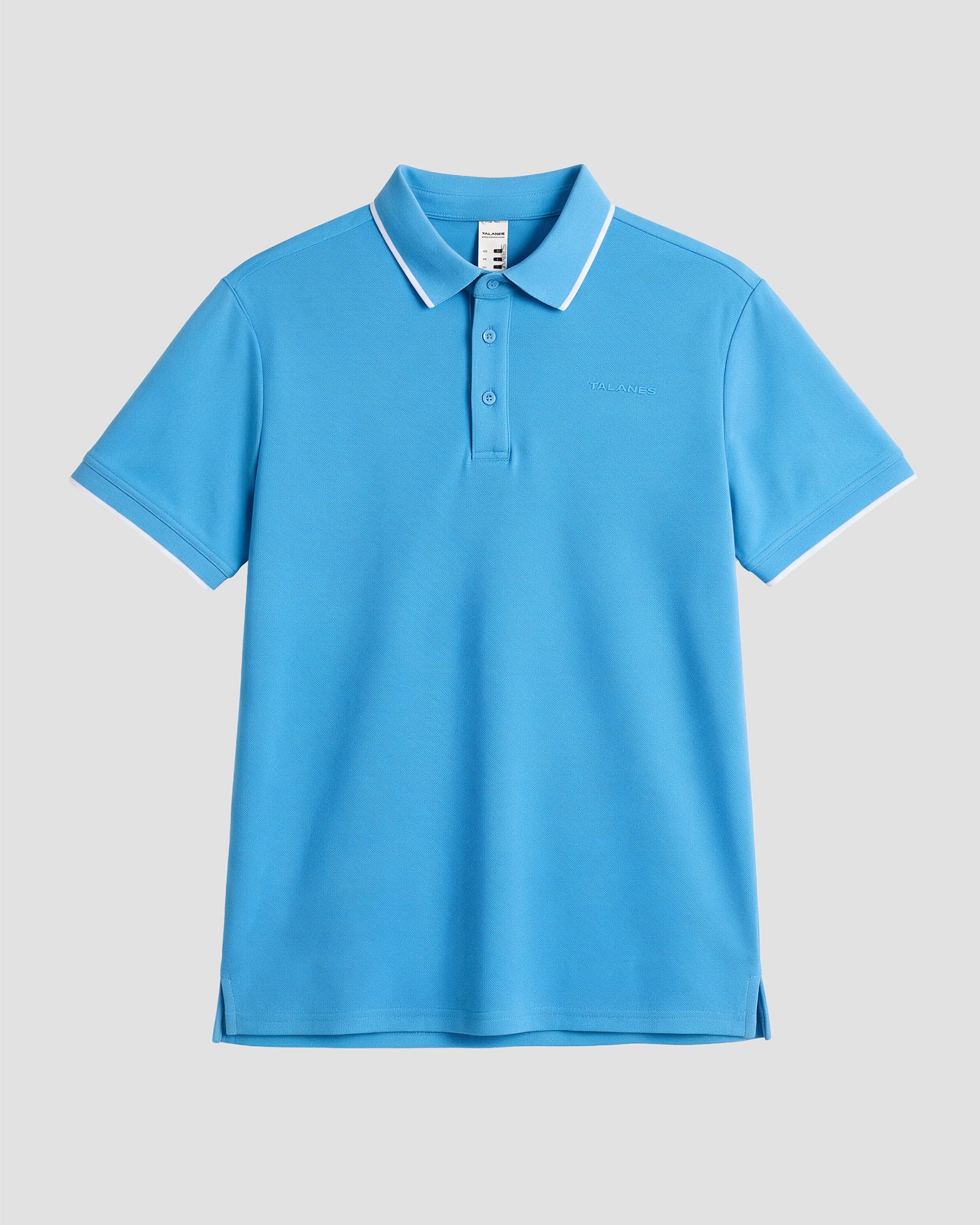 Talanes Men's UPF 50 Moisture-Wicking Short-Sleeve Golf Polo Shirt for Daily Wear