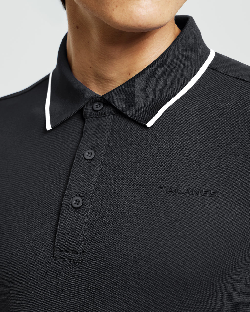 Talanes Men's UPF 50 Moisture-Wicking Short-Sleeve Golf Polo Shirt for Daily Wear