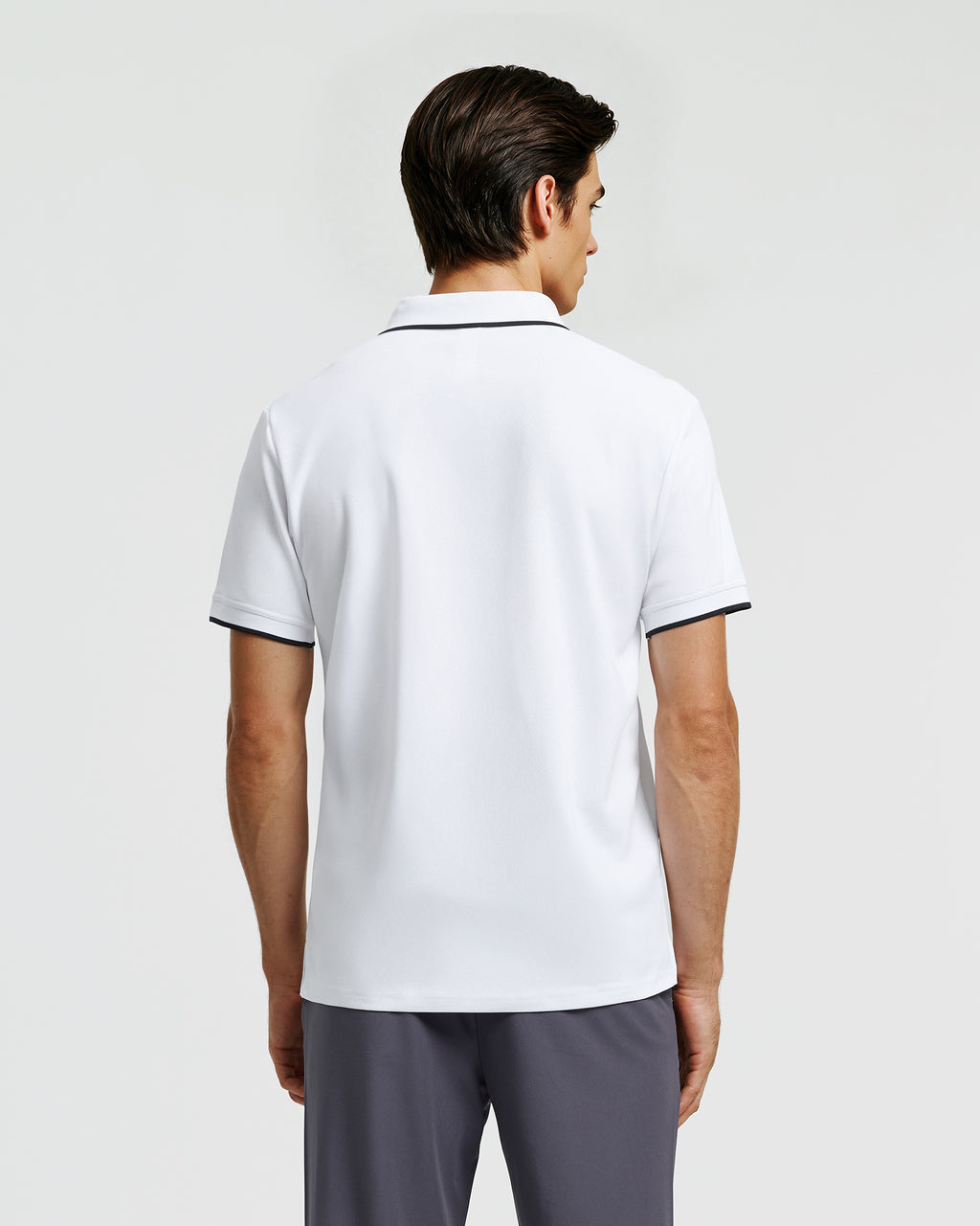 Talanes Men's UPF 50 Moisture-Wicking Short-Sleeve Golf Polo Shirt for Daily Wear