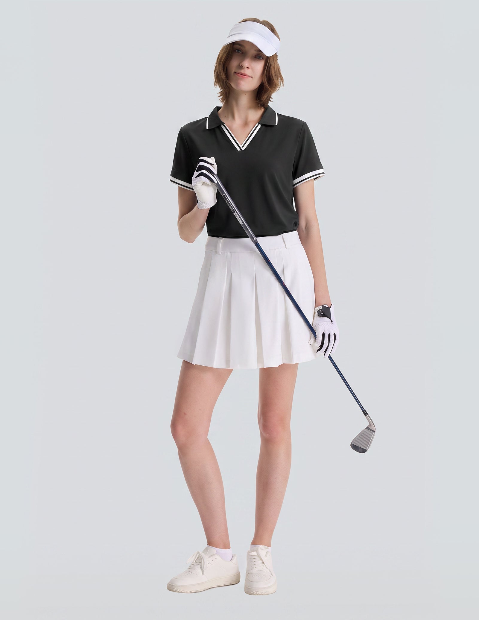 Women's V-Neck Polo Shirt