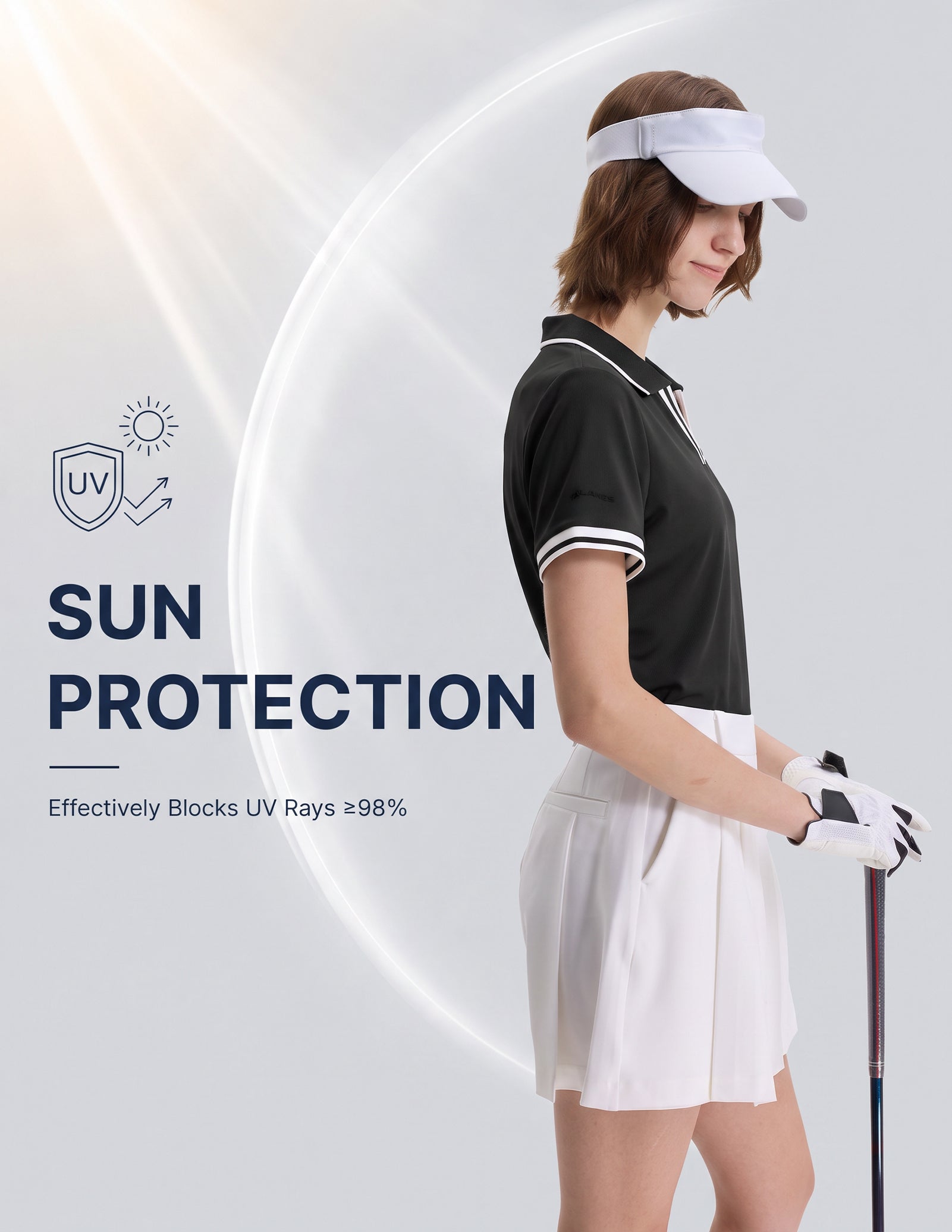 Women's V-Neck Polo Shirt