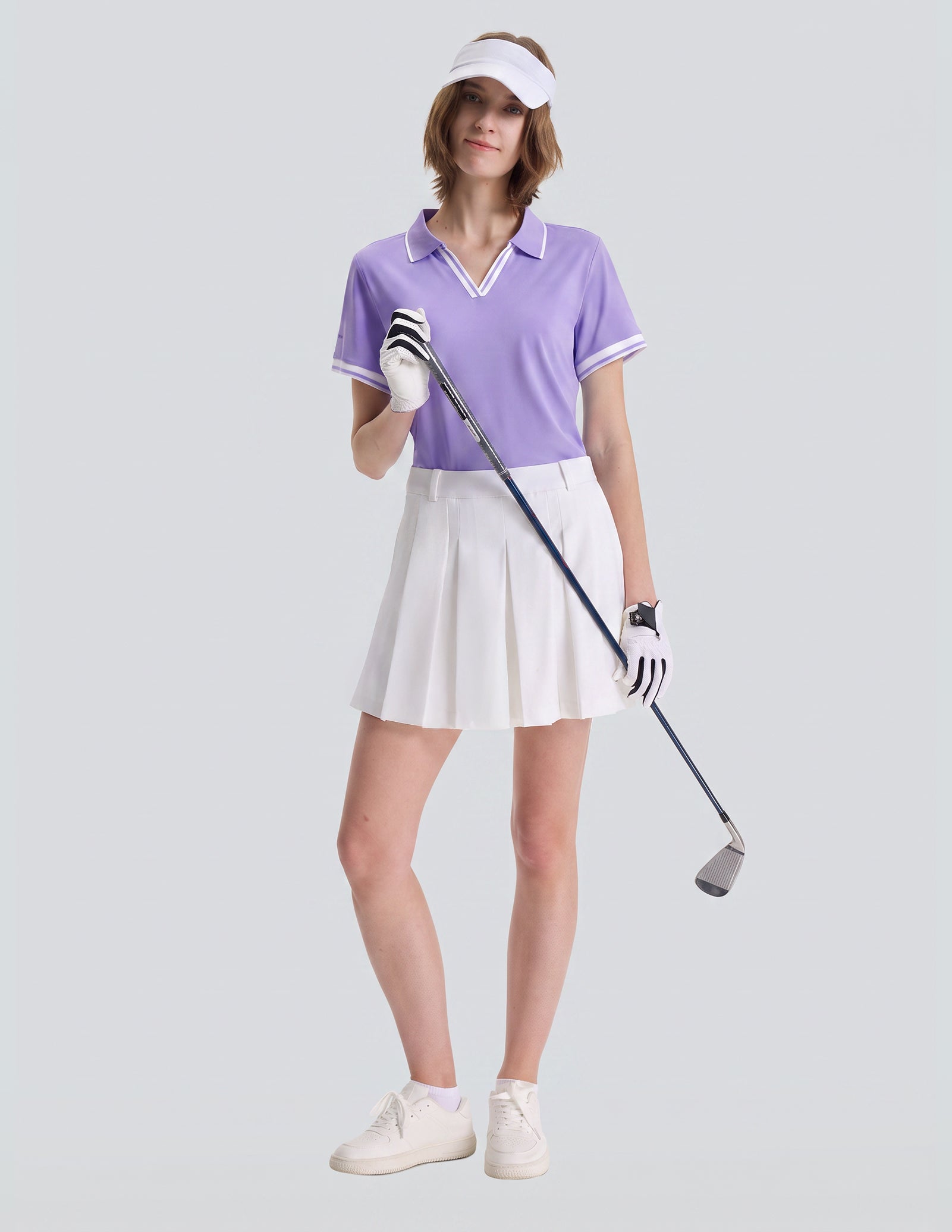 Women's V-Neck Polo Shirt