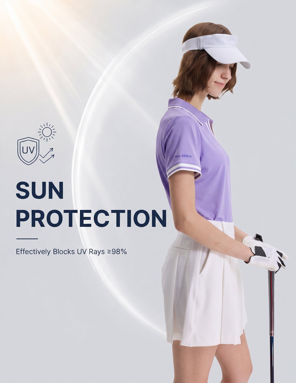 Women's V-Neck Polo Shirt