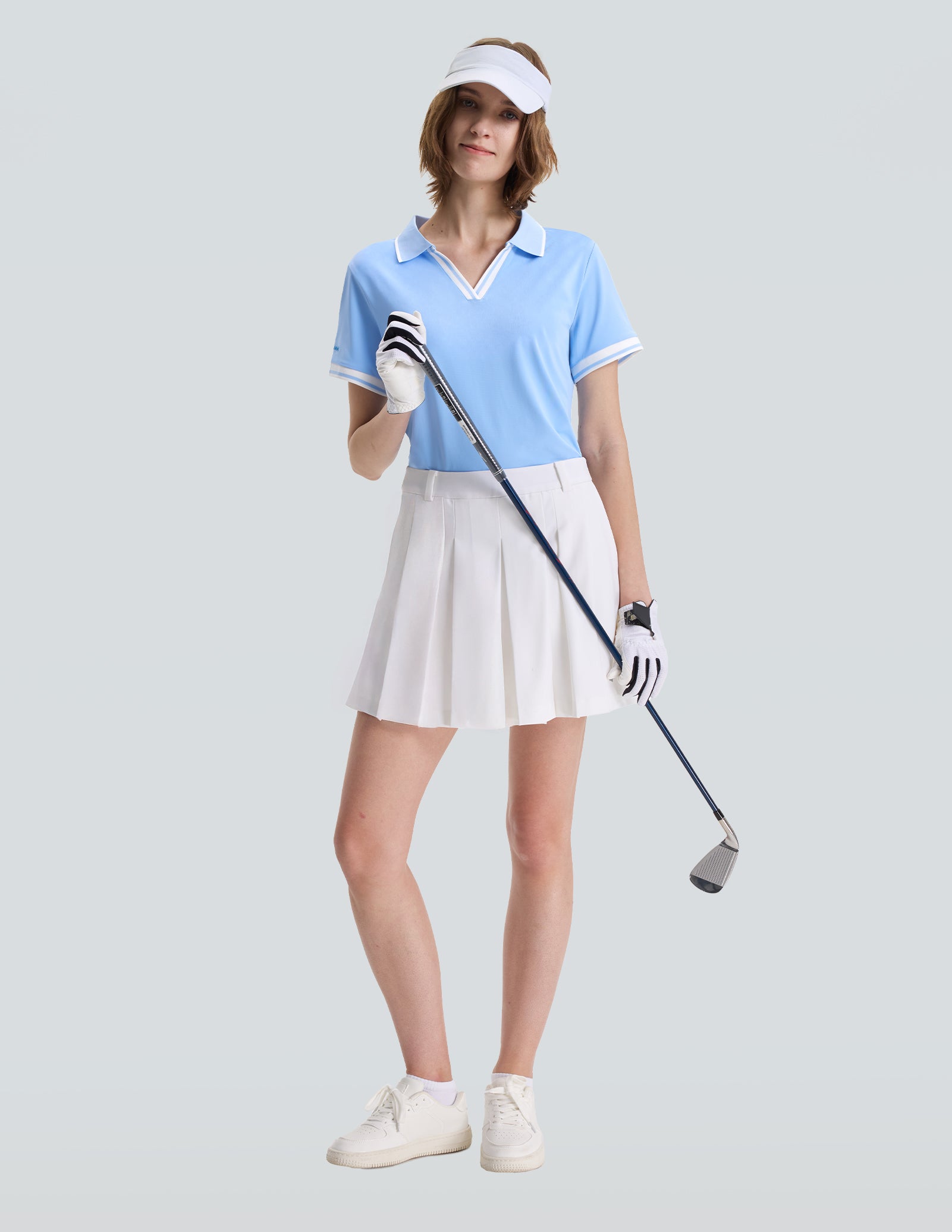 Women's V-Neck Polo Shirt