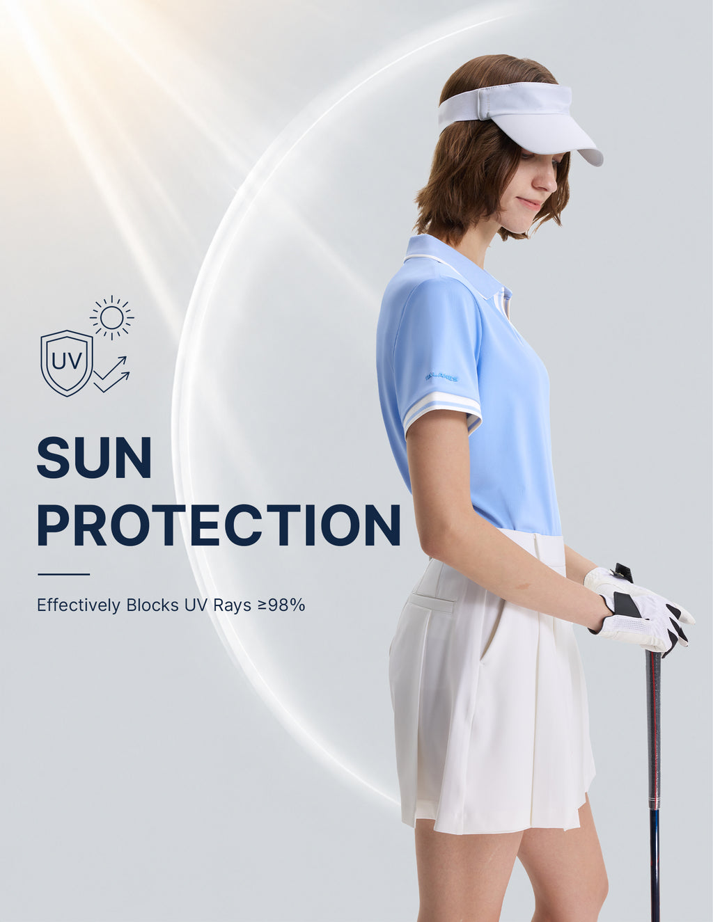 Women's V-Neck Polo Shirt