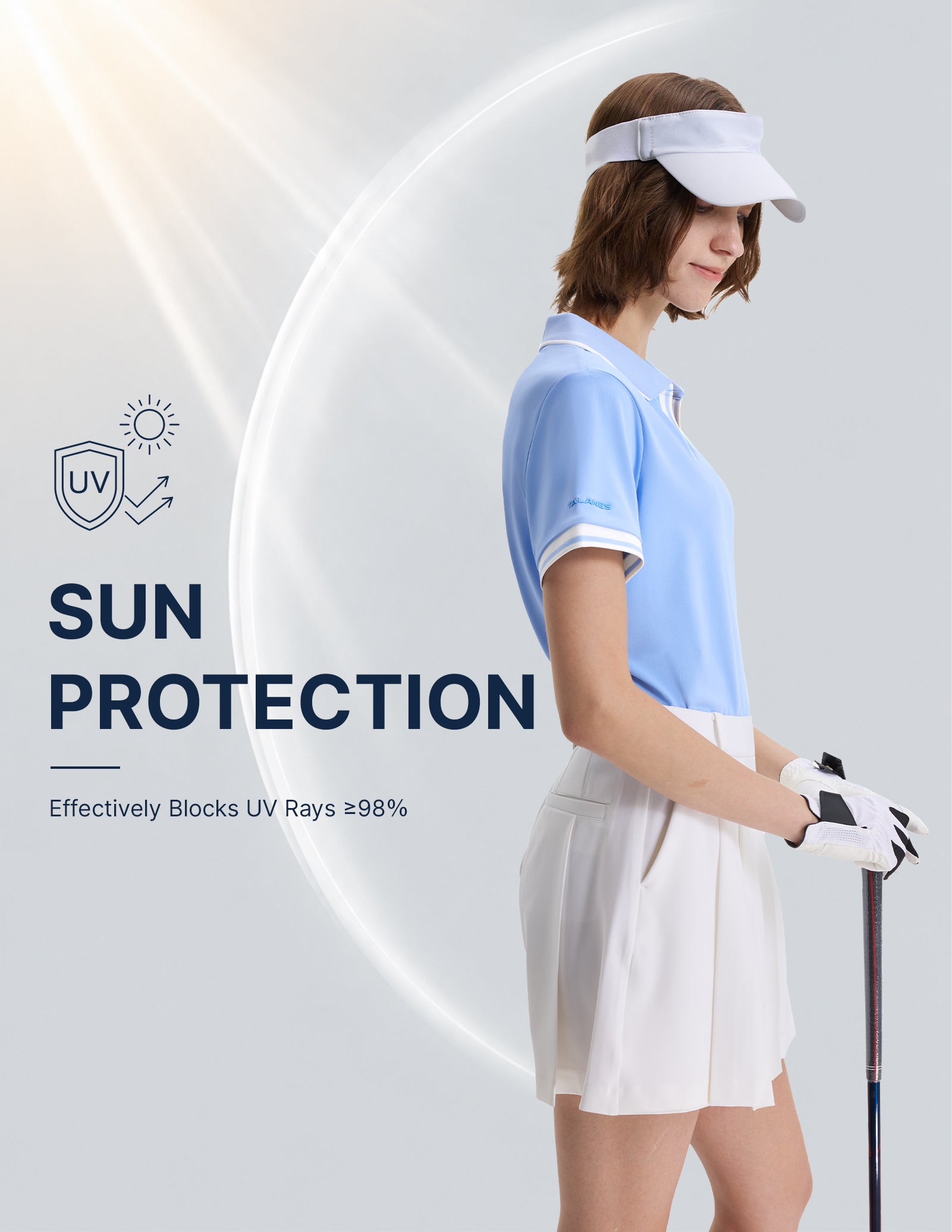 Women's V-Neck Polo Shirt