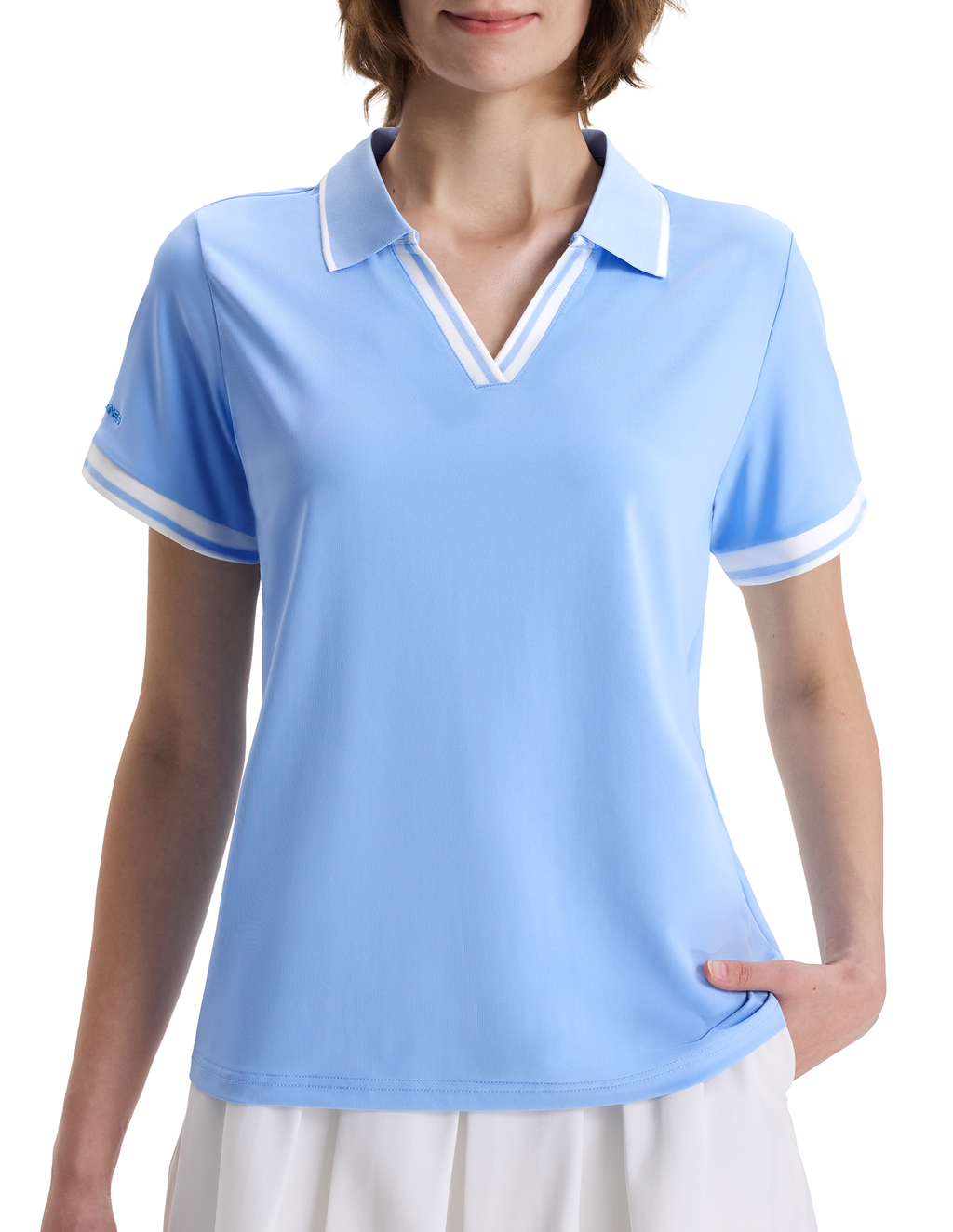 Women's V-Neck Polo Shirt