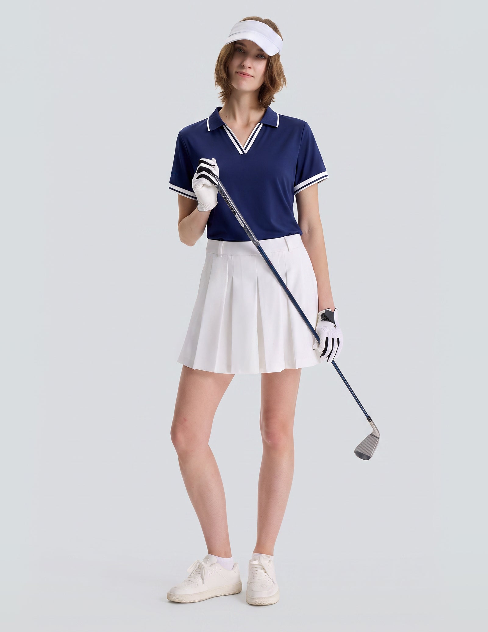 Women's V-Neck Polo Shirt