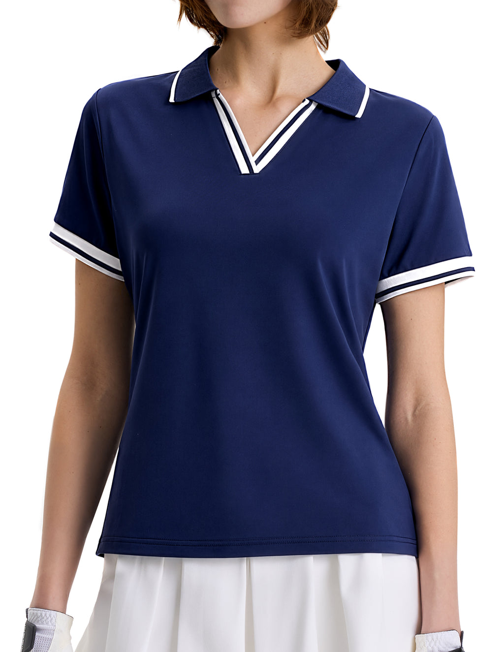 Women's V-Neck Polo Shirt