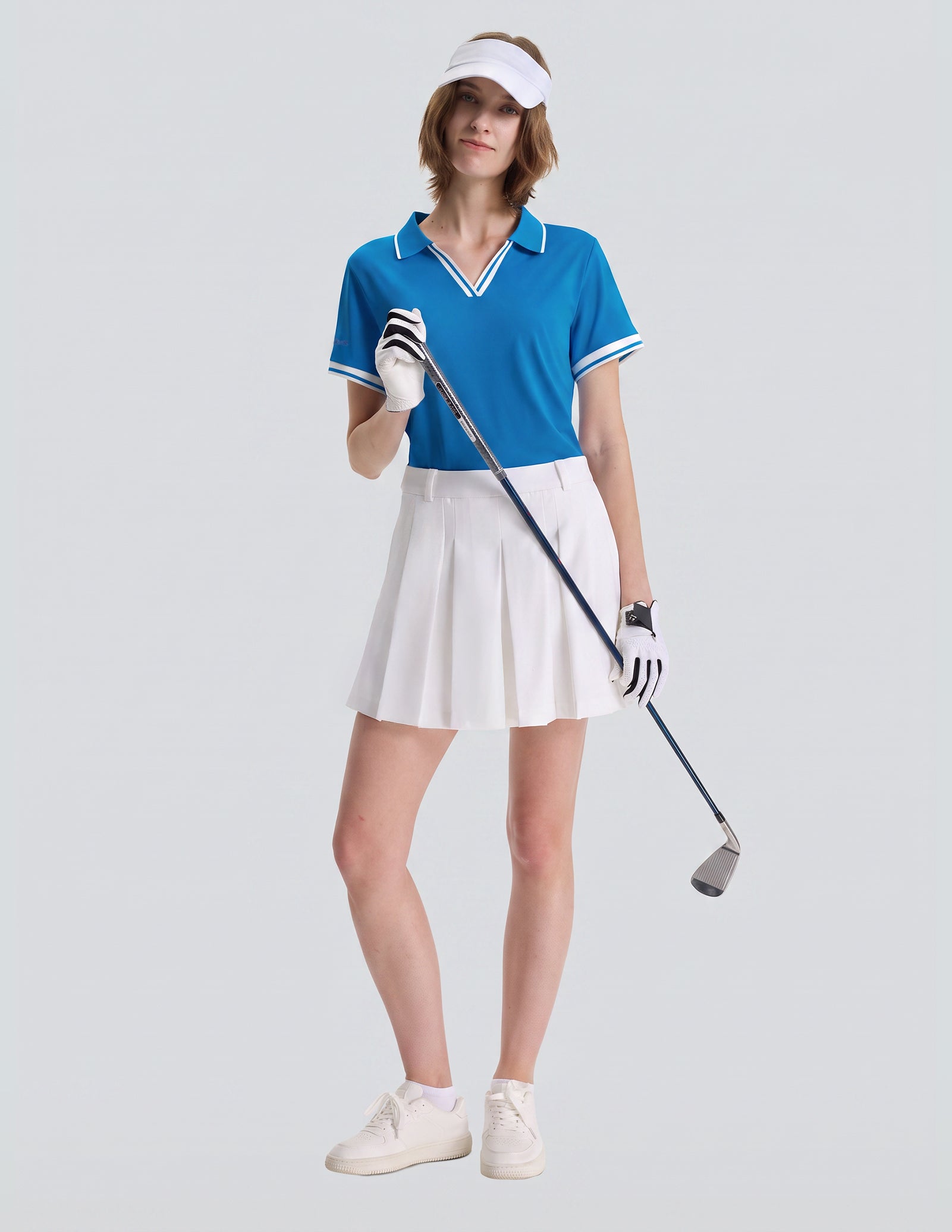 Women's V-Neck Polo Shirt