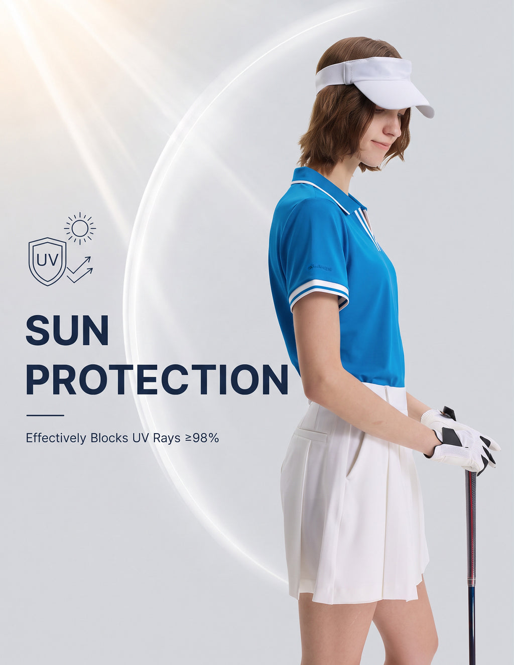 Women's V-Neck Polo Shirt