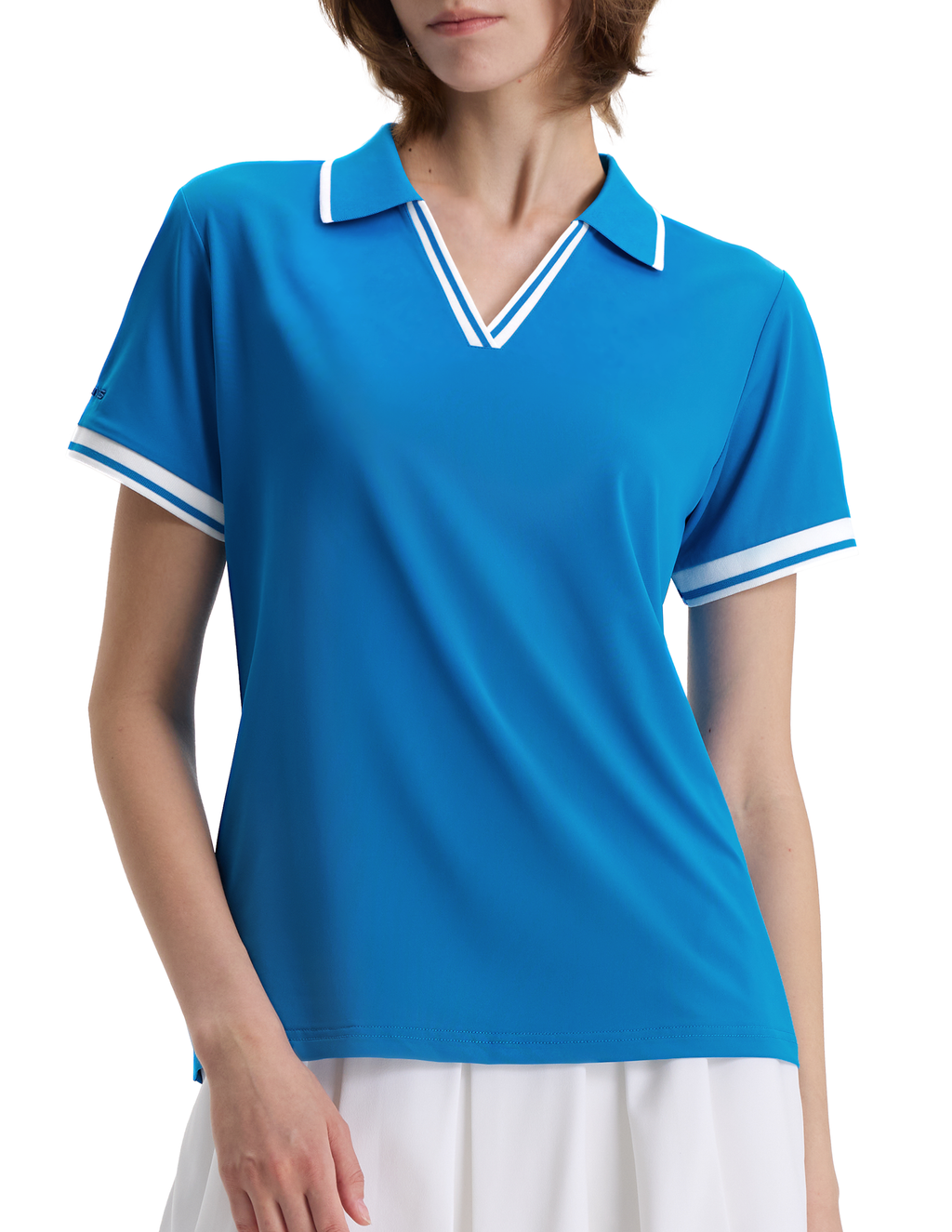 Women's V-Neck Polo Shirt