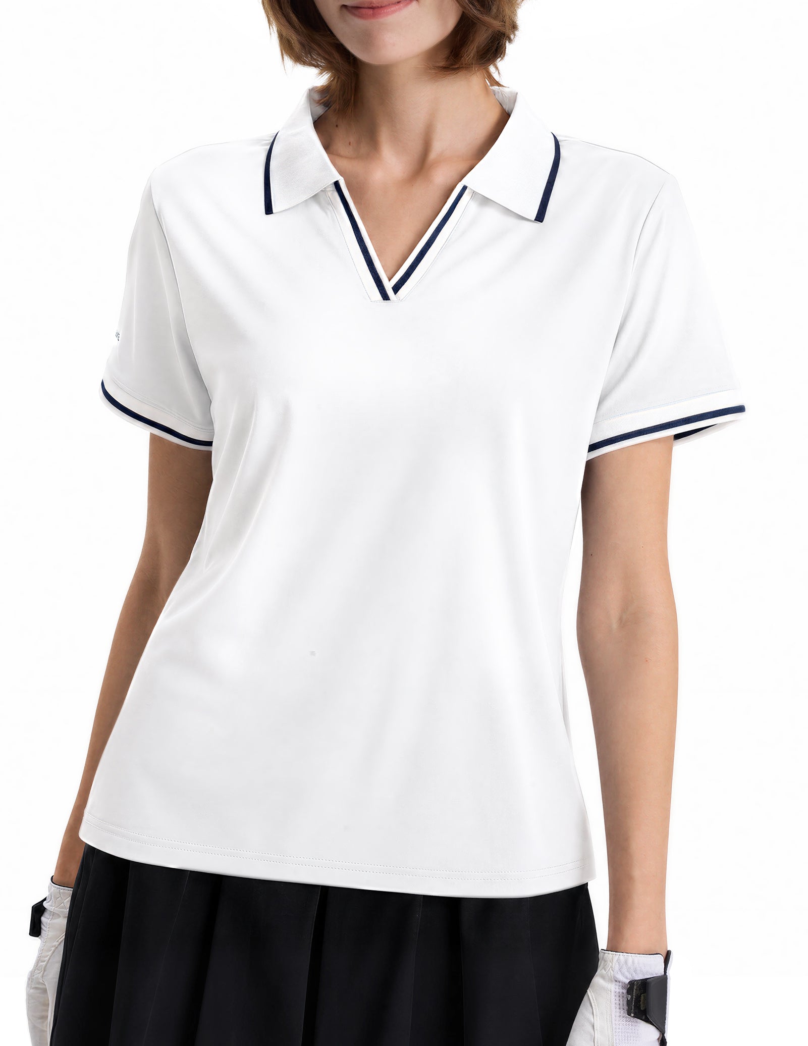 Women's V-Neck Polo Shirt